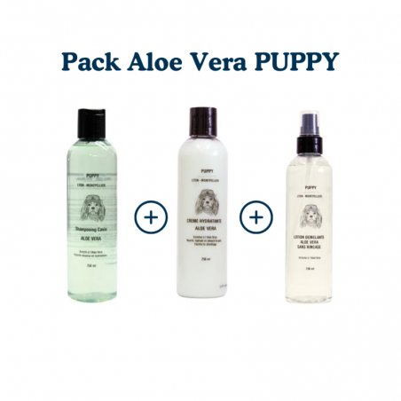 pack pour chien aloe vera  PUPPY