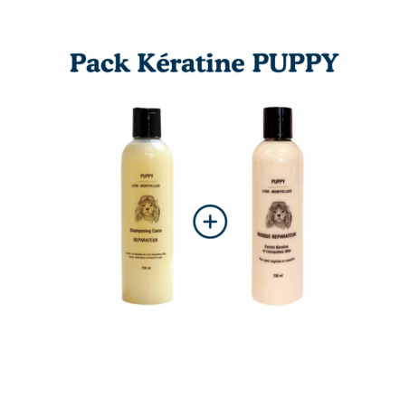 Pack kératine pour chien Puppy