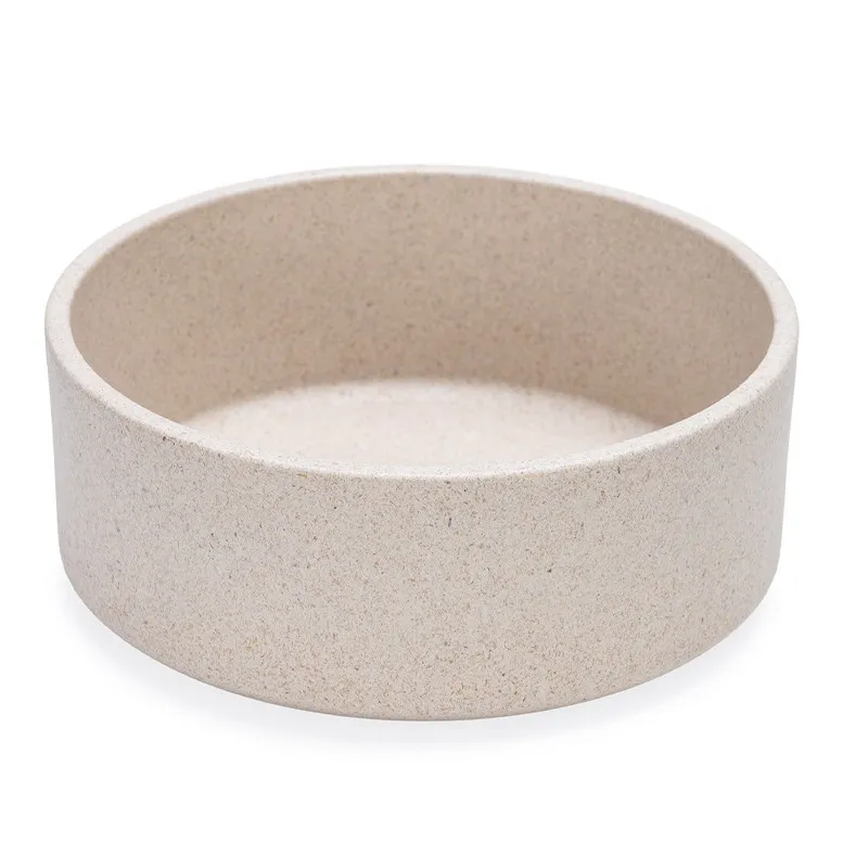 gamelle bambou beige pour chien designed by lotte