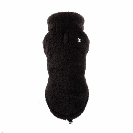 polaire pour chien noire douillette martin sellier