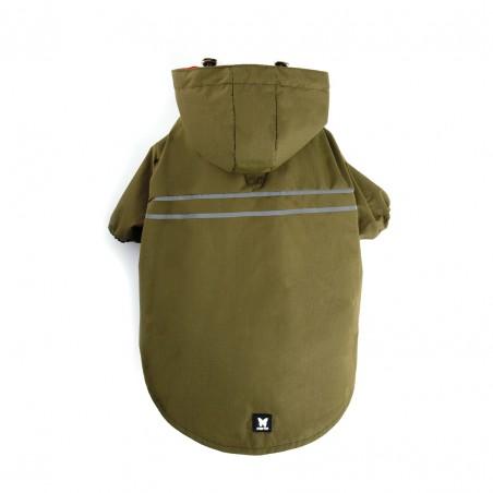 imperméable pour chien kaki saint malo martin sellier