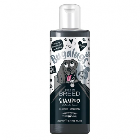 shampooing best in breed au charbon pour chien bugalugs