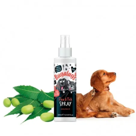 spray insectifuge pour chien Flea and Tick Bugalugs à l'huile de Neem