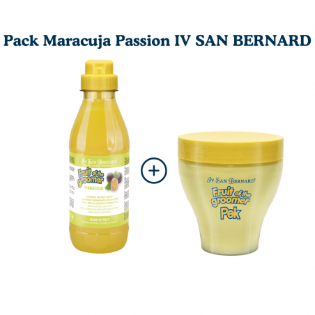 pack pour chien poils longs maracuja passion fruit of groomer iv san bernard