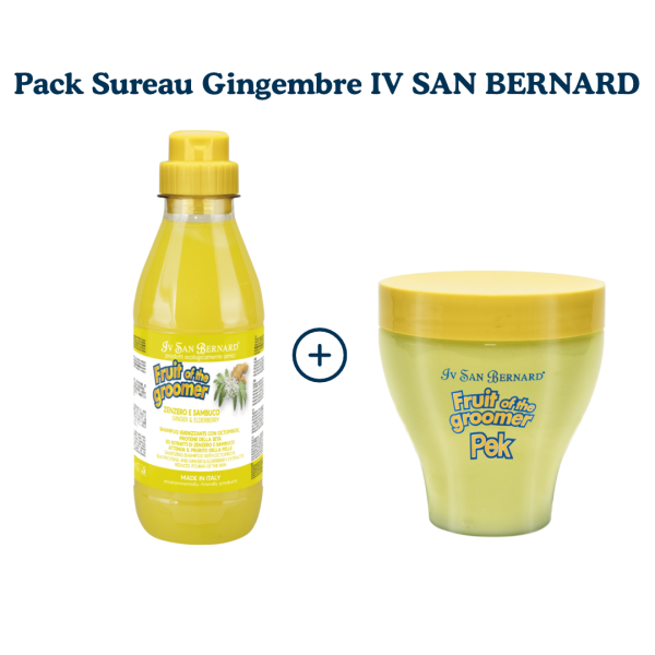 pack pour chien et chat anti-démangeaisons sureau gingembre fruit of groomer iv san bernard