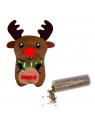 jouet holiday refillables reindeer pour chat kong