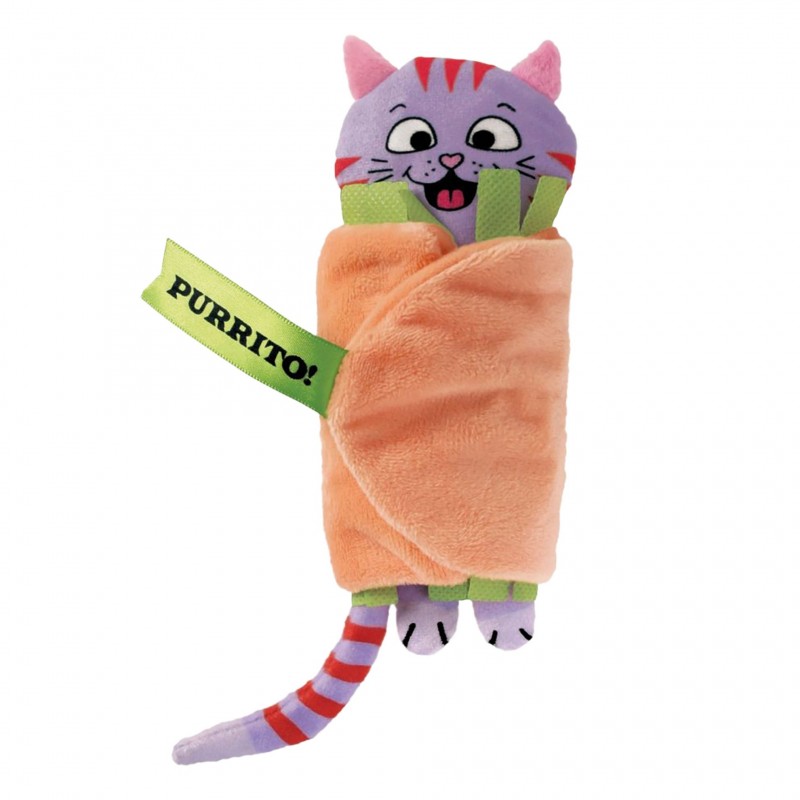 pull a partz purrito jouet pour chat kong