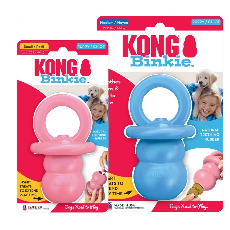 jouet pour chiot binkie kong coloris aléatoire  et 2 tailles