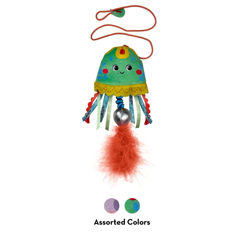 jouet pour chat teaser jellyfish kong