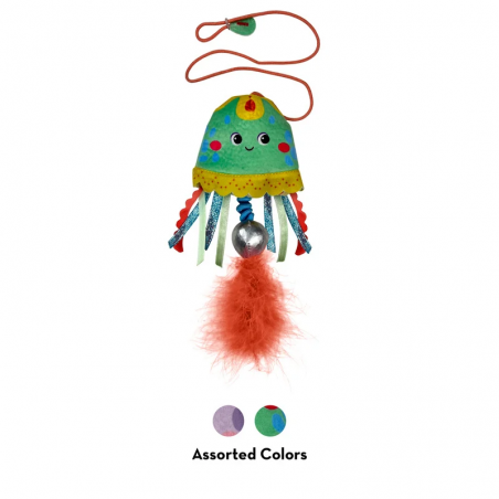 jouet pour chat teaser jellyfish kong