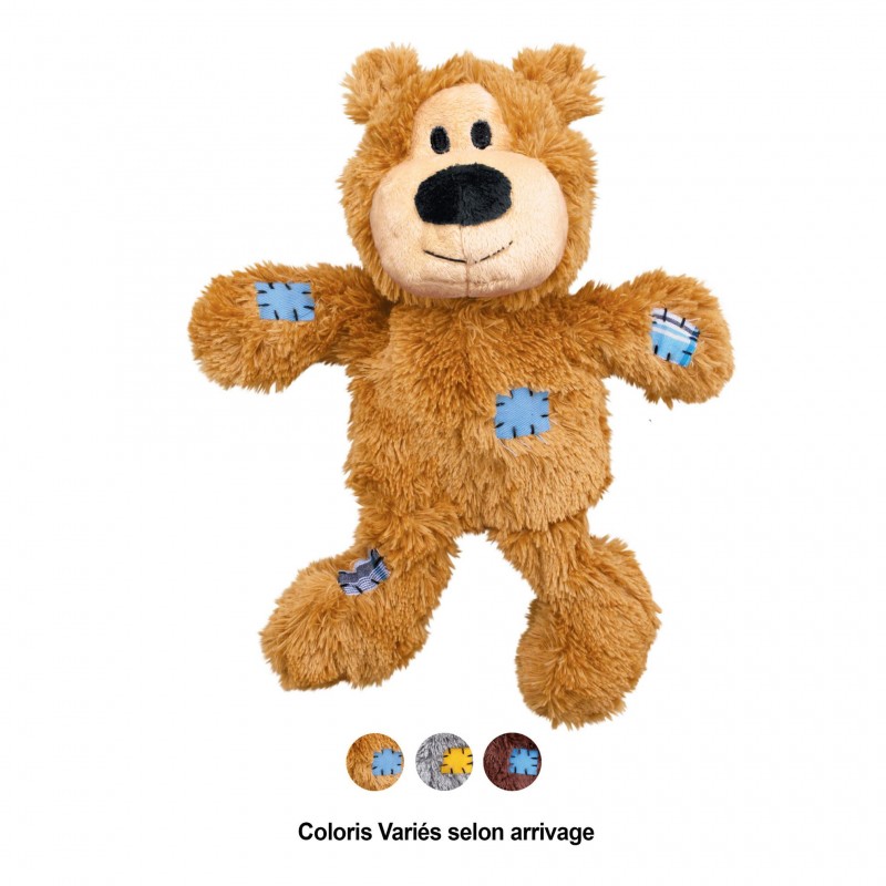 peluche wild ours knots pour chien kong