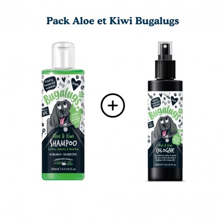 pack aloe et kiwi pour chien bugalugs