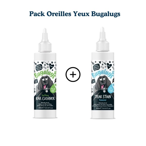 Pack pour chien oreilles et yeux Bugalugs
