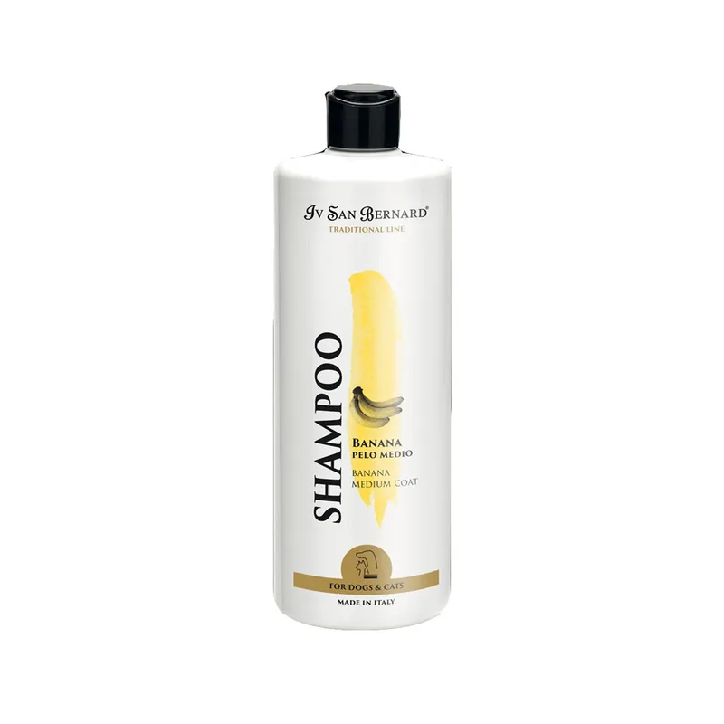 shampooing banane pour chien et chat iv san bernard