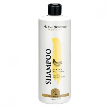 shampooing banane pour chien et chat iv san bernard