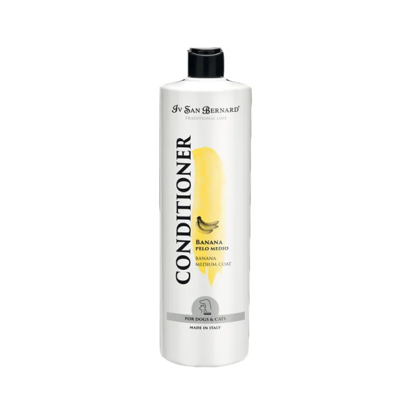 Après shampooing pour chien et chat poils mi-longs banane iv san bernard 500 ml