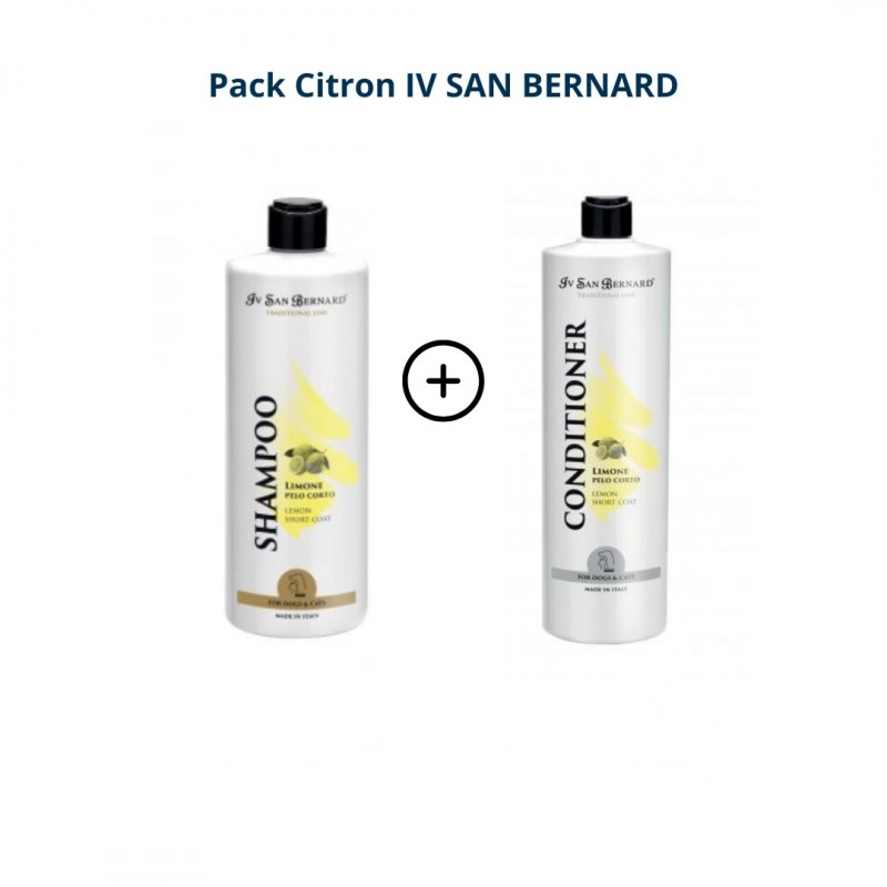 pack chien poils courts citron iv san bernard