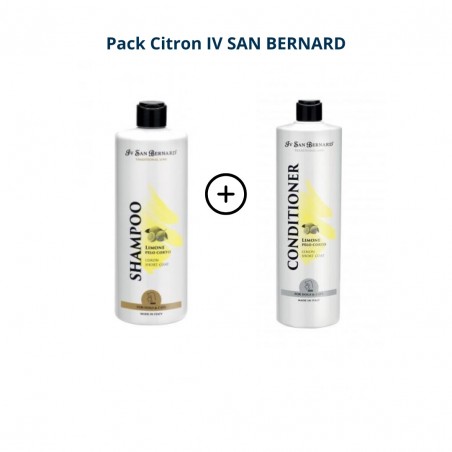 pack chien poils courts citron iv san bernard