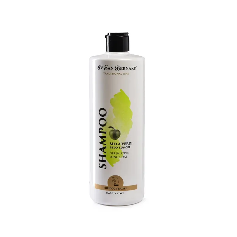 Shampooing pour chien à poils longs pomme verte iv san bernard 500 ml
