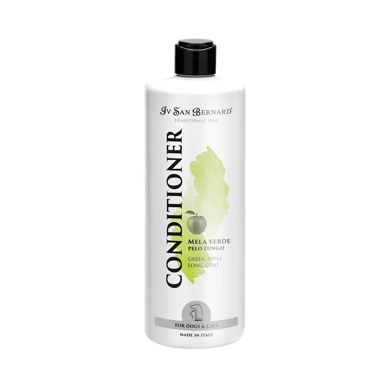 Après shampooing pour chien à poils longs pomme verte iv san bernard 500 ml