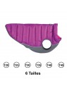 doudoune pour chien réversible violet rose red dingo