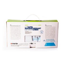 Tapis rafraîchissant pour chien MARTIN SELLIER dans emballage de dos