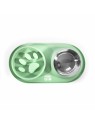 Gamelle pour chien anti glouton verte MARTIN SELLIER
