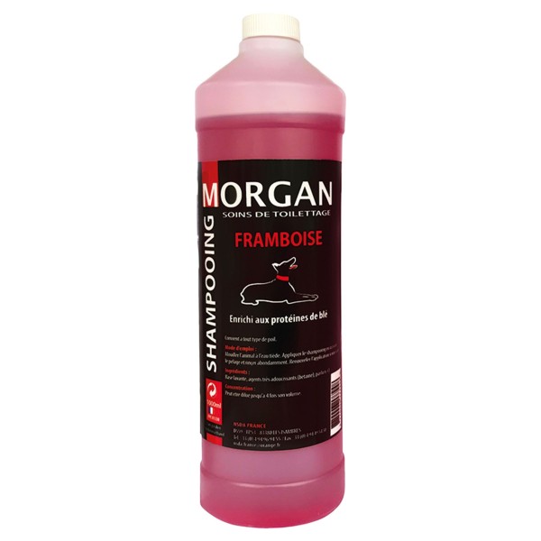 shampooing pour chien framboise morgan 1L