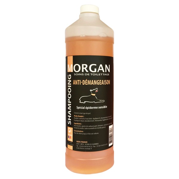 shampooing pour chien anti démangeaison morgan 1L