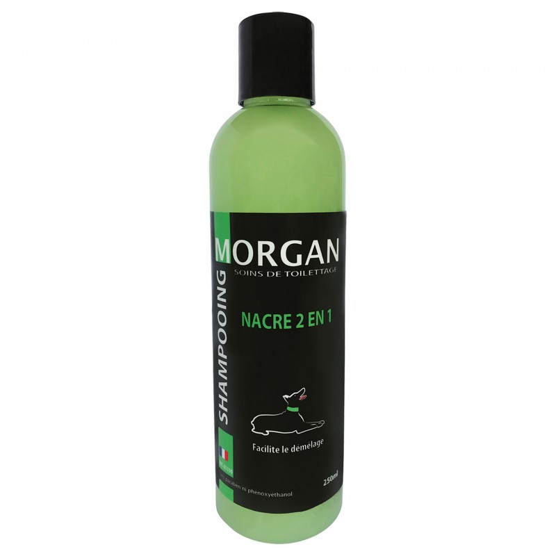 shampooing pour chien nacre 2 en 1 morgan