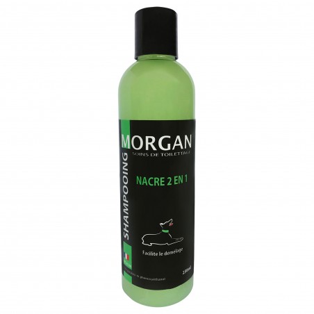 shampooing nacre 2 en 1 pour chien morgan