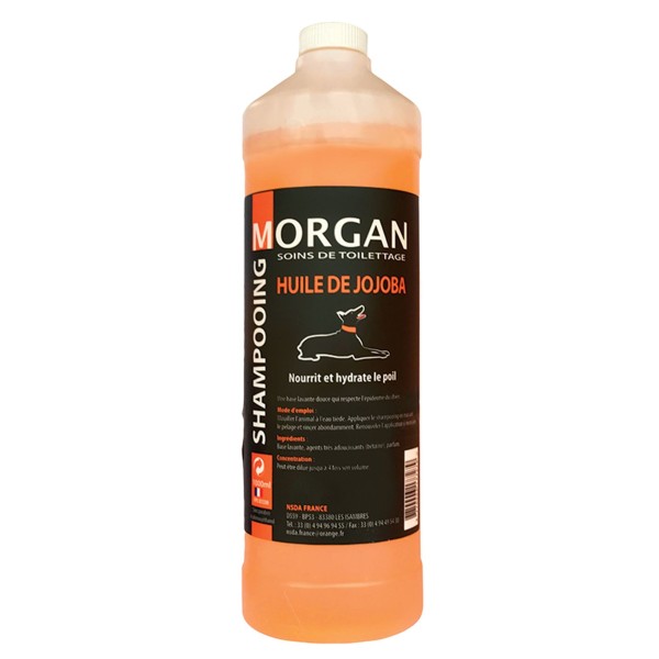 shampooing pour chien huile de jojoba  morgan 1L