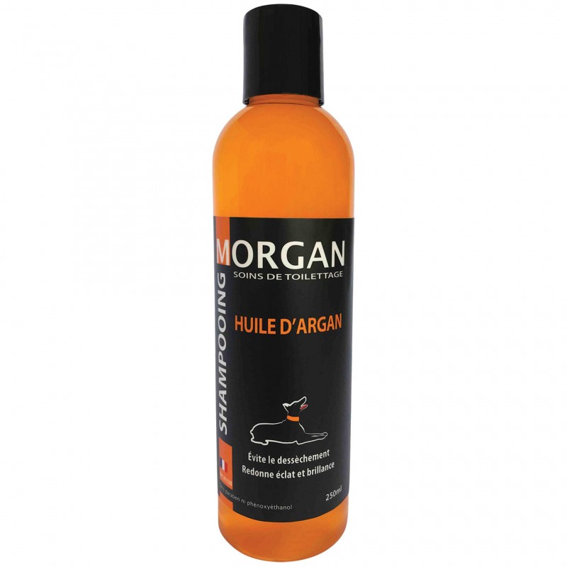 shampooing huile d'argan pour chien morgan