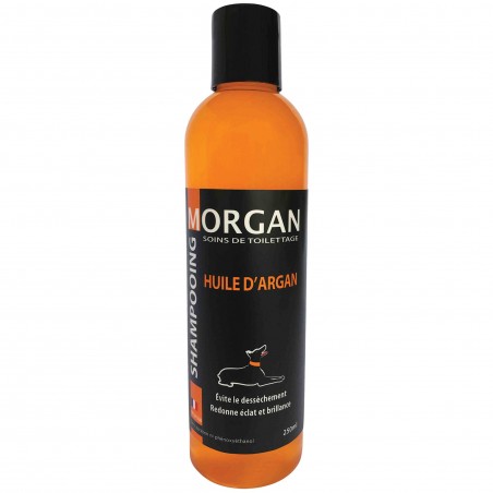 shampooing huile d'argan pour chien morgan