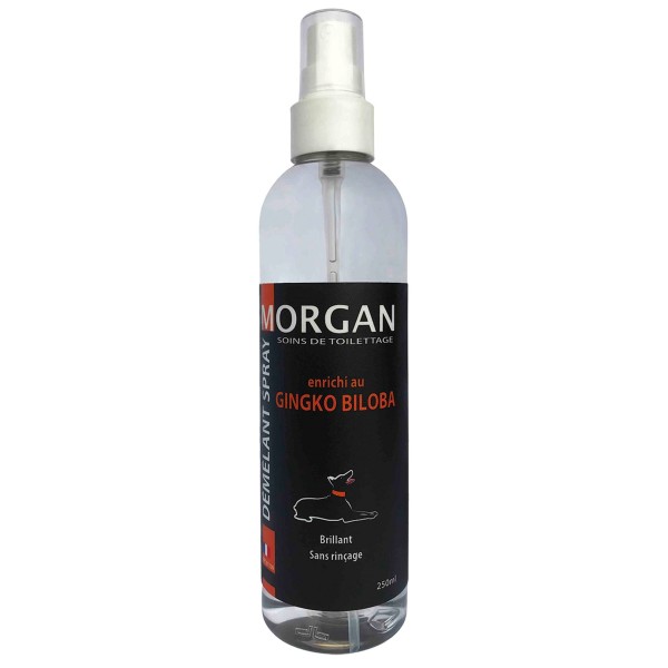 spray pour chien démêlant senteur ginko biloba morgan 250 ml