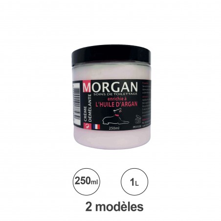 crème pour chien démêlante huile argan morgan
