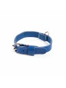 collier pour chien en cuir bleu collection 499 MARTIN SELLIER