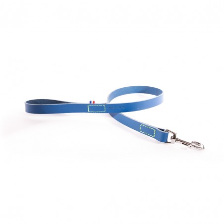 laisse pour chien en cuir bleue collection 499 martin sellier