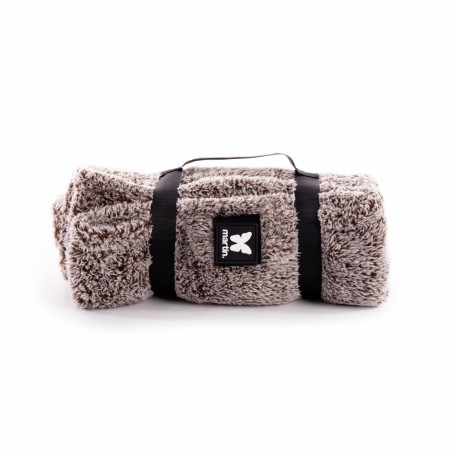 plaid pour chien marron polaire collection doudouzen martin sellier