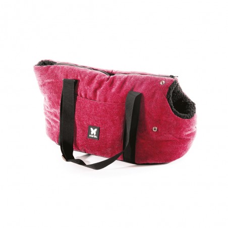 sac de transport chien violet couchette collection élégante martin sellier