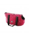 sac de transport chien violet couchette collection élégante martin sellier