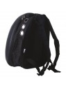 arrière du sac à dos pour chat noir cosmonaute doogy