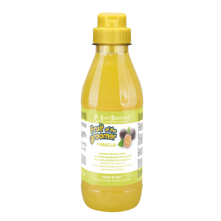 shampooing pour chat poils longs maracuja passion fruit of groomer 500 ml