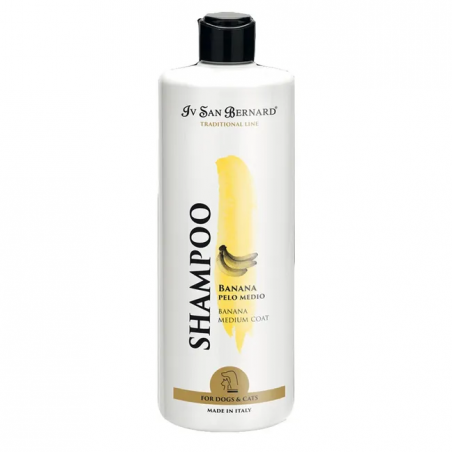 shampooing chien poils mi-longs banane iv san bernard
