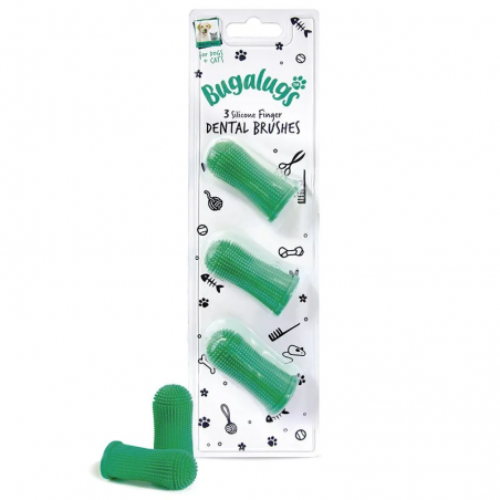 brosses à dents doigtier chat finger Bugalugs