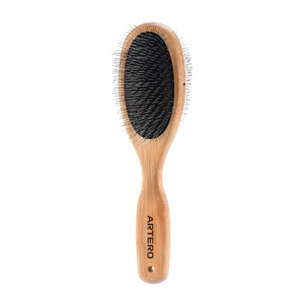 brosse carde double pour chat poils fins artero de face