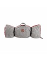 plaid pour chat rouge collection avenue montaigne martin sellier plié