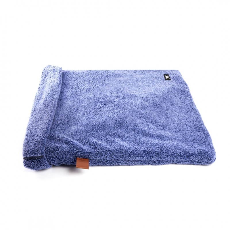 sac de couchage chat bleu en polaire collection doudouzen martin sellier