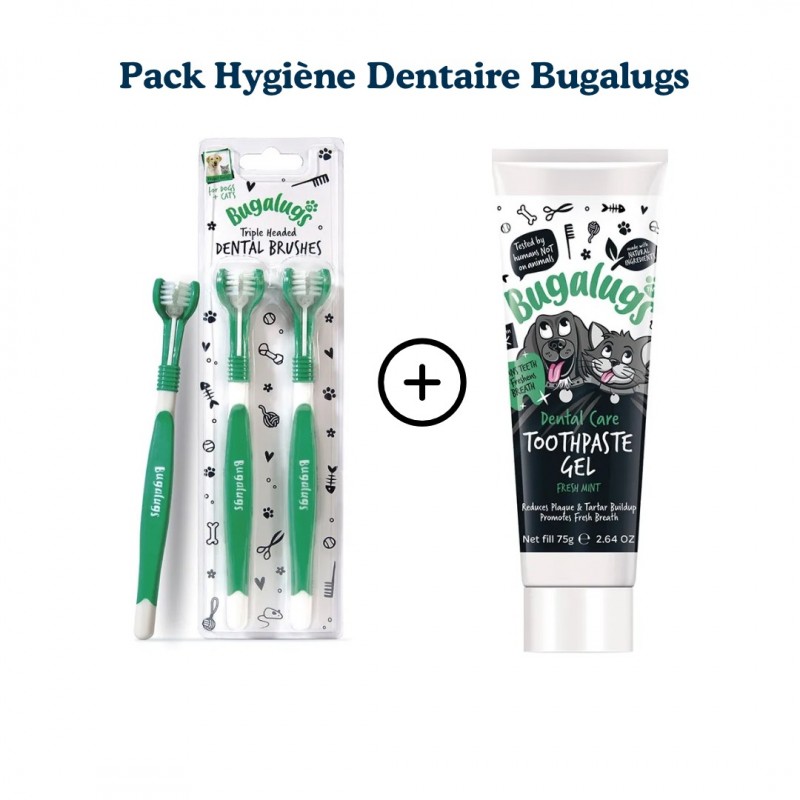 pack pour chat hygiène dentaire bugalugs