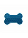 tapis de léchage chien bleu silicone os martin sellier